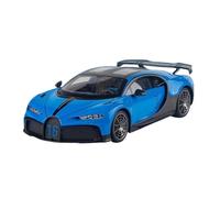 DFGEVEMBOB Alloy Body Detailed Interior 1:18 Scale For Bugatti For Chiron Alloy Car Model with Lights & Sounds Battery not included(Blue)