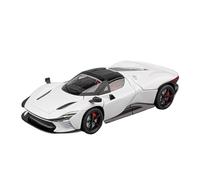 DFGEVEMBOB Alloy Body Detailed Interior 1:22 for Daytona SP3 Supercar Alloy Model Car Toy Diecasts Casting Sound and Light Car(Not Included Batteries)(White)