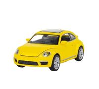 DFGEVEMBOB Alloy Body Detailed Interior 1:32 for Volkswagen for Beetle GSR Car Model Pull Back Alloy Discast Street Metal Business Cars (Batteries not included)(Yellow)