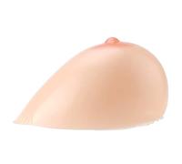 DFGGE Self Adhesive Realistic Silicone Breast Forms Bra Enhancer Inserts Artificial Fake Boobs for Crossdresser Transgender Mastectomy Prosthesis,Nude,500g/pair