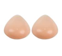 DFGGE Silicone Breast Forms Concave Bra Enhancer Inserts Prosthetic Breast Triangle Fake Boobs Enlargement Pads Mastectomy Prosthesis Crossdresser 1 Pair,C~cup（500g/pair）