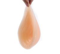 DFGGE Silicone Fake Boobs Prosthetic Breast Forms Asymmetrical Shape Concave Self Adhesive Bra Enhancer Inserts for Crossdresser Mastectomy Prosthesis Armpit Bra,Right Side Only,CupF :600g