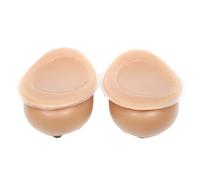 DFGGE Silicone Self-Adhesive Breast Forms - 1Pair | Concave Surface Fake Boob | Prosthesis Bra Pads Inserts Prosthetic for Transgender,Mastectomy and Cosplay,Suntan,D Cup (1000g/Pair)