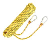 DFGHNBVC 10.5Mm Professional Outdoor Wear-Resistant Auxiliary Binding Rope Quick Drop Rope With A Pulling Force Of 1000Kg,Yellow15M