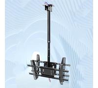 DFGHNBVC 360° All-Round Rotation Of Double-Sided Dual Sn Tv HangerAdjustable Height Tv Bracket,Adjustable Tilt Tv Ceiling Mount,Fits Flat And Curved Ceilings