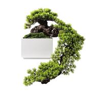 DFGHNBVC Artificial Bonsai Tree Indoor Fake Plant in Marble Pot Faux Potted Plants for Home Office Decor Faux Greenery Tabletop Plants Decor