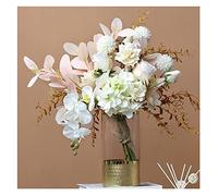DFGHNBVC Artificial Flowers Artificial Flower Rose Simulation Bouquet Holding Living Room Decoration Dining Table Wedding Exhibition Hall Dried Flowers Floral Ornaments Fake Flowers,B B