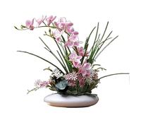 DFGHNBVC Artificial Flowers Fake Flower Dove Orchid Artificial Flower, Hand-Feel Glue Floral Set, Home Decoration Ornaments, Artificial Flower Silk Flower Decorations.A-Q