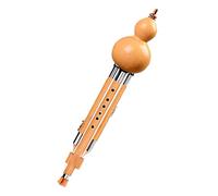 DFGHNBVC Chinese National Musical Instrument Gourd Flute Beginner Playing Type Handmade Cucurbit Flute Professional Hulusi,F Key,Bb Key