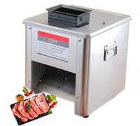 DFGHNBVC Commercial Machine,Meat Cutter Machine, Commercial Electric Meat Slicer, Stainless Steel, For Slices Strips Cubes For Boneless Meat Soft Vegetables,7Mm,3Mm