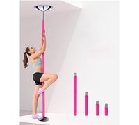 DFGHNBVC Dancer Pole,Dance Pole Dancing Pole Stripper Pole Pink For Adults Women, Heavy Duty Loads 440 Pounds,Silver7.5Ft9Ft/2.3M2.75M