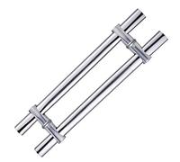 DFGHNBVC Door Handle Door Handle - Adjustable Hole Spacing,Stainless Steel Commercial Glass Push-Pull Door Handle/Wooden Door Handle,5 Lengths, Length1000Mm