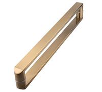 DFGHNBVC Double Sided Sliding Barn Door Handles,Door Pull Stainless Steel Door Handle Pull, Interior/Exterior Gates Handle, for Bathroom Wc Bank Conference Room,Gold-104Cm/41Cm