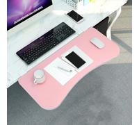 DFGHNBVC Ergonomic Desk Extender Shelf 90° Foldable Keyboard Tray N, With Steel K-Type Foldable Bracket, 25Kg Load, Computer Arm And Elbow Support, Reduce Fatigue, Wrist Rest,Pink75X25Cm(30X10Inch)