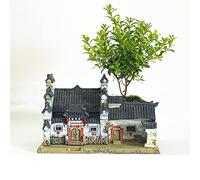 DFGHNBVC Fairy Garden Planter Pot Succulent Flower Pot Miniature House Kit Micro Landscape Decorations With Light Without Plants,A