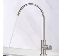 DFGHNBVC Filter Faucet For Kitchen Sink Swan Neck Cold Water Tap With 360° Rotat,Ab