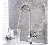 DFGHNBVC Filter Faucet For Kitchen Sink Swan Neck Stainless Steel Single Handle Drinking Water Tap,Ab
