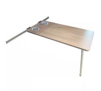 DFGHNBVC Folding Rv Dinette Table Kit For Campervans & Motorhomes - Compact, Detachable Foldable Table With Slider & Legs, Ideal For Rv Living & Outdoor Adventures,Wood Grain A