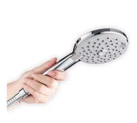 DFGHNBVC Handheld Showers, Rain Shower Head - 4 Inch Water Saving Shower Head With 4 Spray Settings - Abs High Pressure Shower Head For Low Flow And Pressure Showers - Easy To Ins