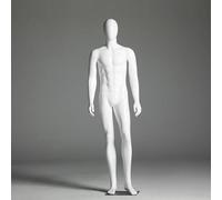 DFGHNBVC Male Mannequin Full Body, Mannequin Body Form 74 Inches Mannequin, Realistic Head Arm Rotation Metal Base For Clothing Display, Sewing, Photographing,10,6