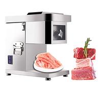 DFGHNBVC Meat Slicer For Home Or Commercial Use,Commercial Meat Cutting Machine, Professional Electric Stainless Steel Meat Slicer, Fresh Vegetable Cutter Cutting Machine, For Fruit Food Me