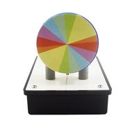 DFGHNBVC Newton'S Color Disk Educational Science Model Physics Teaching Model Solar Seven-Color Disc Display Light Synthesis Principle Synthesis Of Newton'S Seven-Color Disk