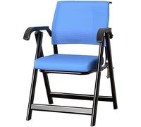 DFGHNBVC Office Padded Folding Chair With Arms, Orange, Contemporary Style, Mesh Task Chair, Ergonomic Mesh Back, Stackable, Indoor Use