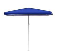 DFGHNBVC Outdoor Patio Umbrella - Rectangular/Square Garden Parasol For Balcony, Terrace, Deck Yard Shade, Perfect For Poolside Relaxation Outdoor Gatherings,Blue-A