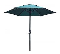 DFGHNBVC Patio Umbrella 250Cm Solid Color Patio Garden Umbrella, Sun-Resistant Balcony Beach Playing Fields Villa Shops Outdoor Parasol Umbrella, With Hand Crank,