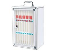 DFGHNBVC Portable Phone Management Lockbox For School Students - Silver Cell Phone Storage Employee Phone Sorting Box Secure Charging Station 24 Slots