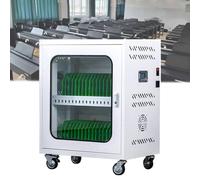 DFGHNBVC Rechargeable Mobile Phone Charging Cabinet, Cellphone Charging Station With Wheels, Portable Mobile Phone Storage Box, Mobile Phone Safe For Classroom Conference,30Slots