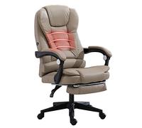 DFGHNBVC Reclining Ergonomic Racing Office Chair With Footrest Massage Computer Gaming Chair High Back Pu Gaming Desk Chair Bearing Capacity: 330 Lbs,Khaki，Khaki