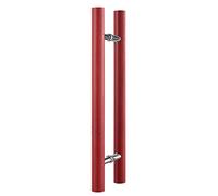 DFGHNBVC Round Wood Sliding Barn Door Handle for Heavy Interior Exterior Gates,Classic Shop Office Entry Home Push Pull Door Handle, Red-80Cm/2.6Ft