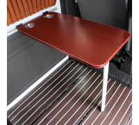 DFGHNBVC Rv Folding Table Wall Mounted Floating Dining Table For Campervans & Motorhomes Max Load 20Kg/44Lbs Spacesaving Design Ideal For Camping & Outdoor Use,Red