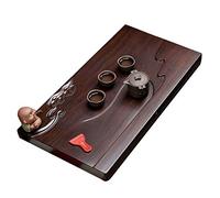 DFGHNBVC Solid Wood Tea Tray Rectangular Wood Tea Table Office Wood Tea Table Chinese Kungfu Tea Set