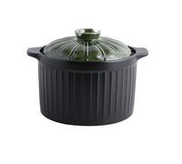 DFGHNBVC Stockpot Modern Simple Ceramic Casserole Open Fire Stew Pot Stew Hot Pot Rice Noodle Pot Household Porridge Pot With Lid Soup Pots,2-20.5 * 22Cm