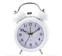 DFGHNBVC Sunrise Alarm Clock, Loud Alarm Clock With Backlight, Battery Operated, Silent, No Ticking, For Heavy Sleepers, Extra Decorative Desk Clocks In Retro Style With Two Bells Style