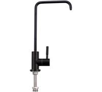 DFGHNBVC Water Filter Faucet Black Stainless Steel Direct Drinking Water Single Cold Water Rotating,Ca
