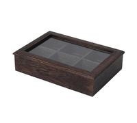 DFGHNBVC Wooden Nut Compartment Box Dried Fruit Candy Dish With Lid, Snack Container Snack Storage Box Spring Festival Snack Bowls Dry Food Storage Candy Container Party Cand B,B