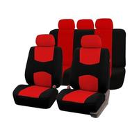 DFGHTRD Full Set Car Seats Protectors Covers Univesally For Almost All Cars Easy To Clean And Install Beautiful Interiors Car seats covers(Red B)