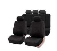 DFGHTRD Full Set Car Seats Protectors Covers Univesally For Almost All Cars Easy To Clean And Install Beautiful Interiors Car seats covers(Black)