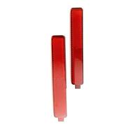 DFGHTRD Rear Bumper Reflector Cover Compatible With Chevrolet For Equinox 2005-2009 For Trailblazer 2002-2009 GM2830101 25805313 Rear Left Right Bumper Reflector Lens Cover(Red)