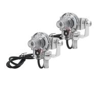 DFGHTRD Turn Signal Motorbike 1Pair Motorcycle Turn Signal Lamp With Projection Function Arrow Style Amber Flashing Running Light Auto Underbody Indicator