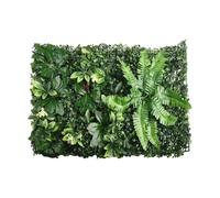 DFGRGRV Artificial Turf Artificial Green Wall Landscape Home Garden Jungle Decor Fake Plants Hanging Grass Greenery Wall Panels Garden Fence Decoration(Color-B)