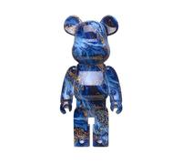 DFGUINXKU Bearbrick,35CM Blocks Bear Desktop Decoration Money Storage Design On The Back Toys Gifts for boys and girls