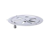 DFhrWMZTz 2x Adjustable Round Stainless Steel Ventilation Grille Exhaust Grille Marine Boat Accessories Compatible With(large)