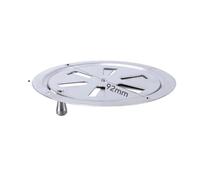 DFhrWMZTz 2x Adjustable Round Stainless Steel Ventilation Grille Exhaust Grille Marine Boat Accessories Compatible With(small)