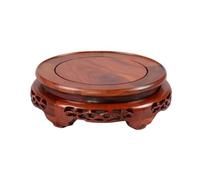DFHS46JK Indoor use Chinese-style Red Sandalwood Base with Openwork Carving, for Strange Stones Vase Teapots Flower Arrangement(XXX-Large)