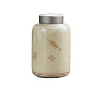 DFHS46JK Kitchen Jars Deluxe Ceramic Storage Jar Tea Warehouse Kitchen Multifunctional Sealed Loose Leaf Canisters for Sugar