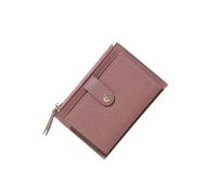DFHXALH Men’s Wallet Women Wallets Pu Leather Female Purse Multi-Cards Holder Coin Short Slim Small Zipper Hasp-Purple